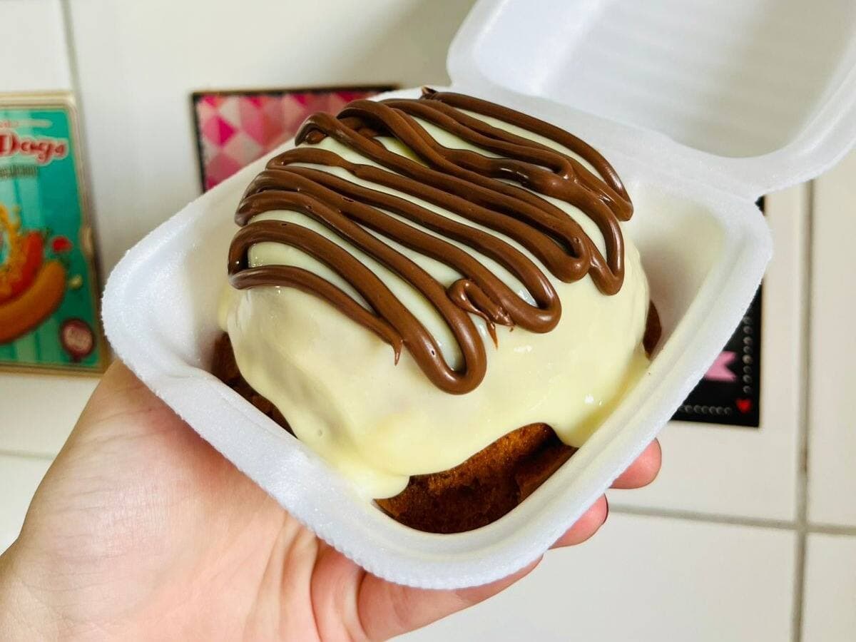 Mini Bolo Vulcão Ninho com Nutella