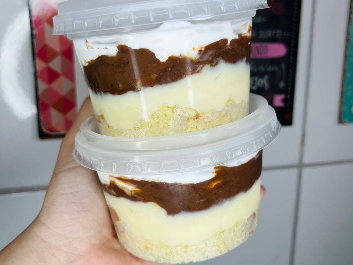 Bolo De Pote Ninho Com Nutella