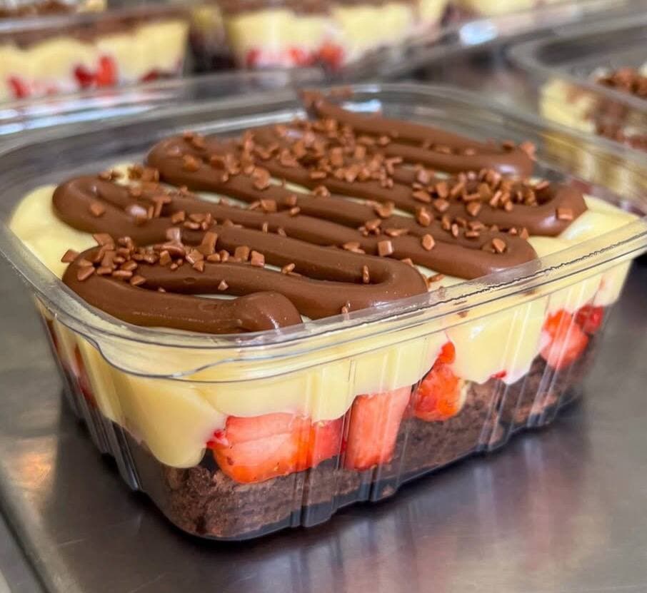 Escondidinho de Brownie
