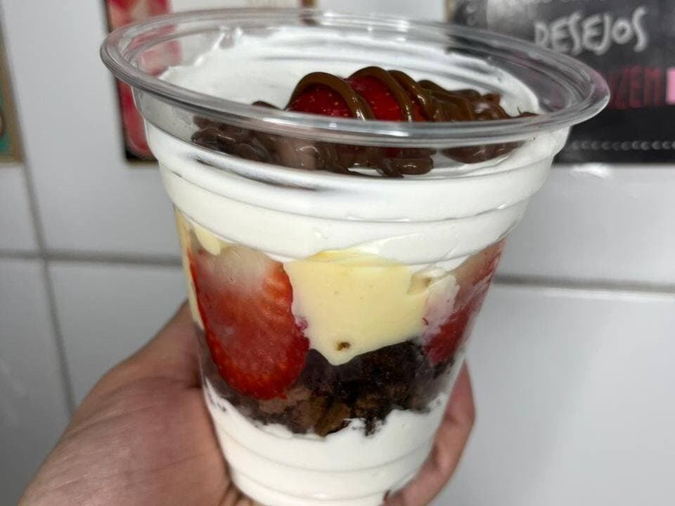 Copo Da Felicidade Ninho, Nutella e Morango